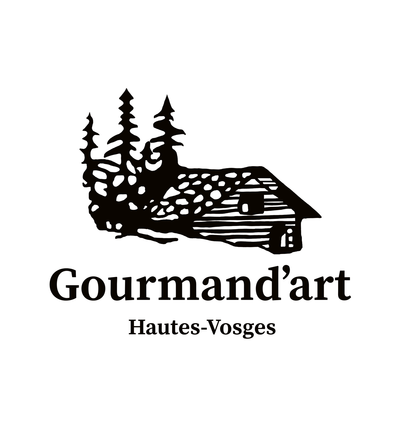 Logo Gourmand'art noir