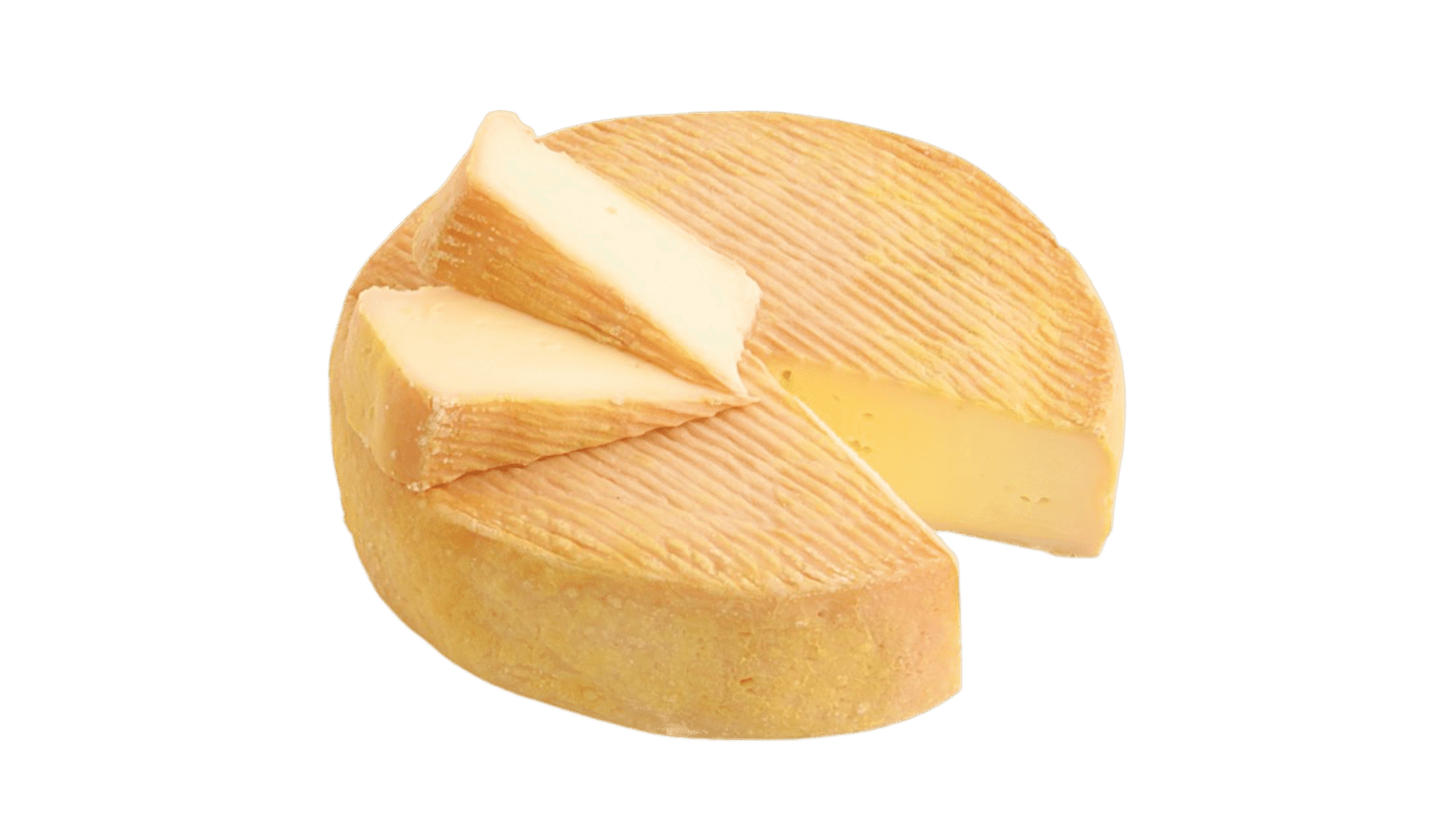 Fromage Munster avec sa croûte lavée orangée