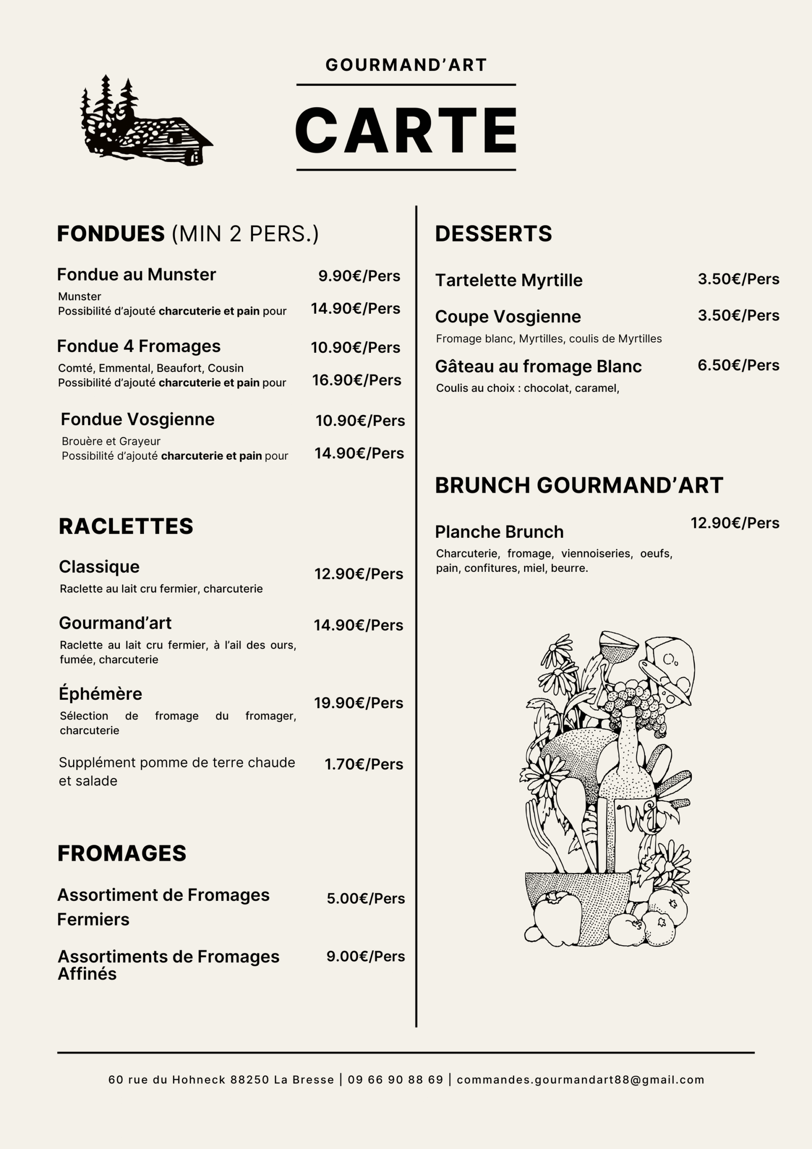 Carte Traiteur Gourmand'Art - Page 3