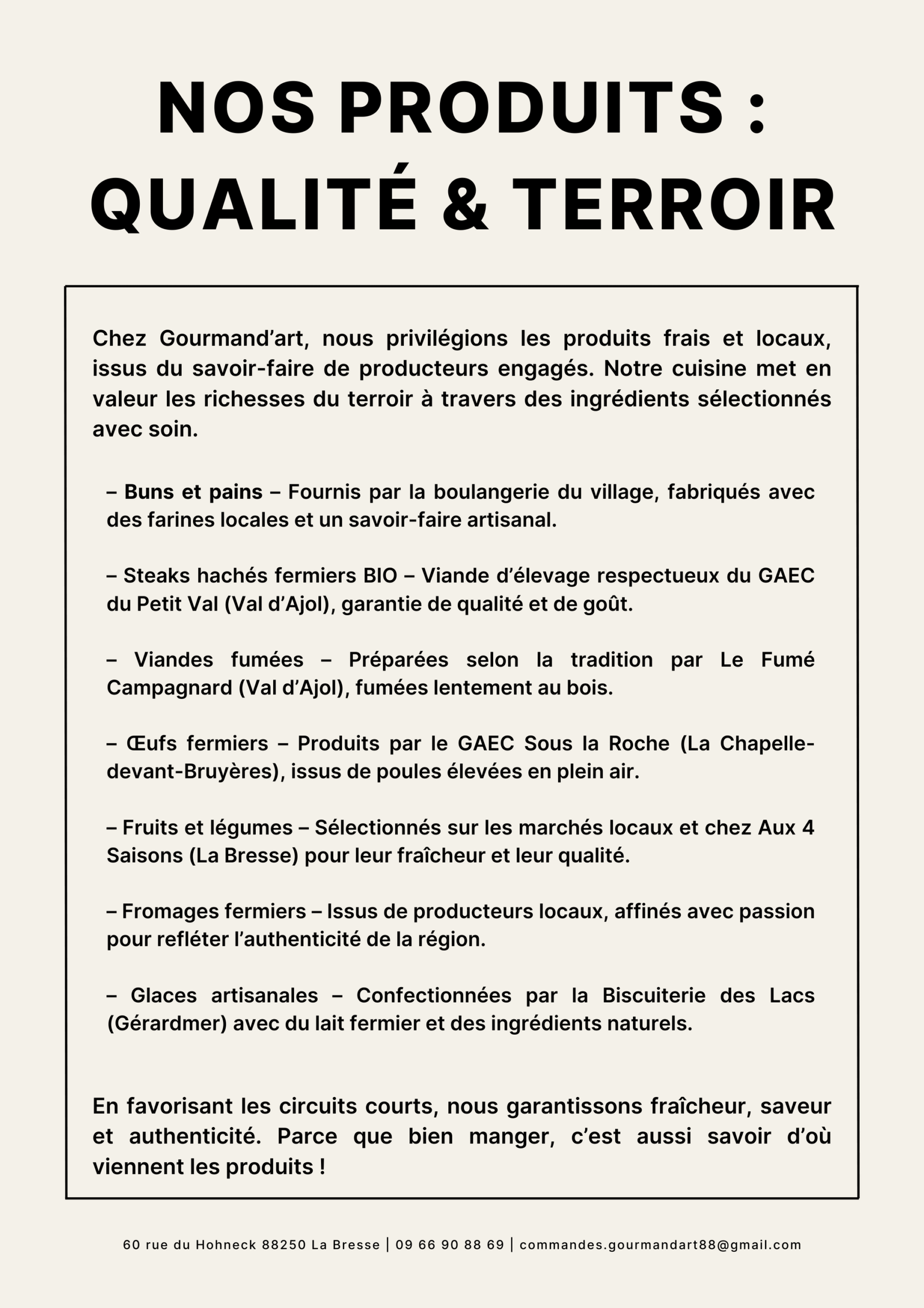 Carte Traiteur Gourmand'Art - Page 4