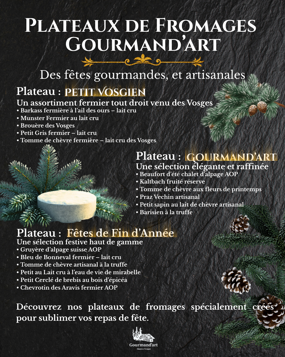 Plateaux de fêtes Gourmand'Art